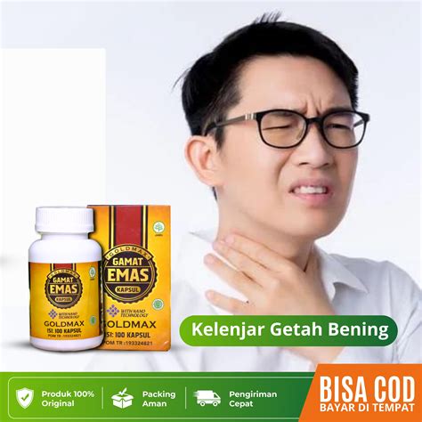 Jual Goldmax Gamat Emas Kapsul Obat Herbal Kelenjar Getah Bening