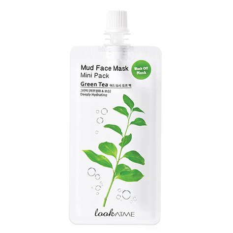 LOOK AT ME Маска для лица грязевая для интенсивного увлажнения Зеленый ...