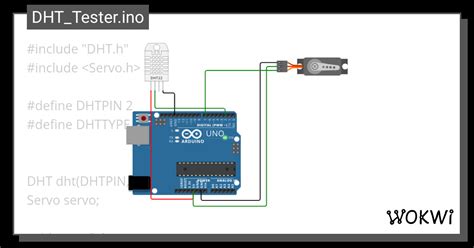 DHT Tester Ino Wokwi ESP32 STM32 Arduino Simulator