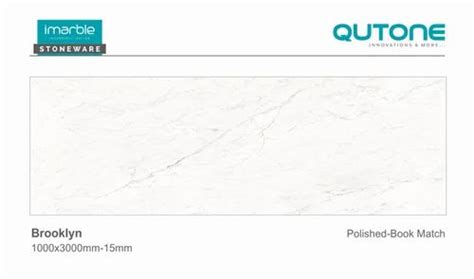 Qutone Full Body Brookyn Matt3000x1000x15mm Polished At Rs 264 Sq Ft