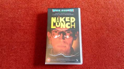 NAKED LUNCH RARE VHS Tape 156 71 PicClick UK