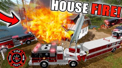 New Fire Mods Multiplayer House Fire Farming Simulator 2017 Youtube