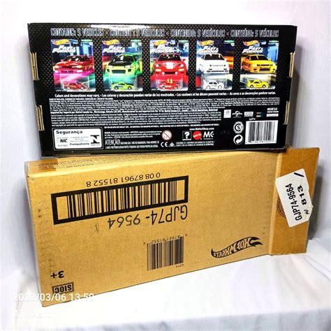 Rare Hot Wheels Scale FAST And FURIOUS Pack Premium Set With Original Shipper S Box