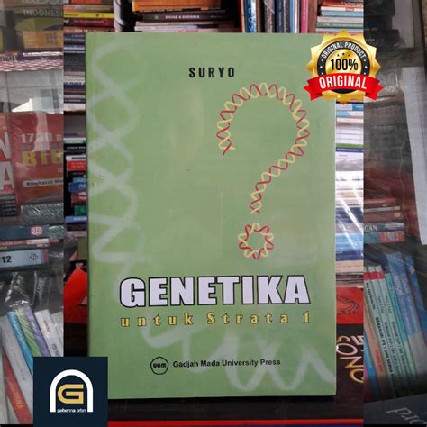 Jual Buku Genetika Untuk Strata By Ir Suryo Penerbit Ugm Shopee