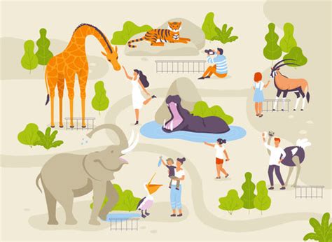 Simple Zoo Map For Kids