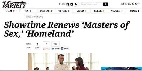 Showtime Renews Masters Of Sex For Second Season In 2014