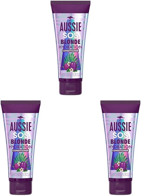Aussie Sos Blonde And Silver Hair Hydration Vegan Hair Conditioner Ml Pack Of Amazon