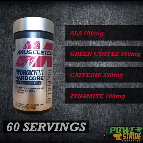 Muscletech Hydroxycut Hardcore Super Elite 120 Capsules Lazada PH