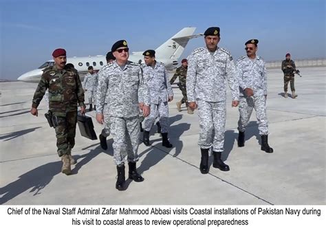 CNS Admiral Abbasi Reviewed Operational Readiness And PAKISTAN NAVY ...