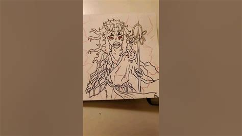 Drawing Sekidoanger Clone From Demon Slayer Youtube