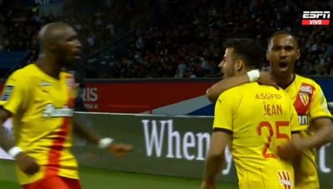 Goles Psg Vs Lens Hoy Gol De Corentin Jean En Vivo Para El Empate