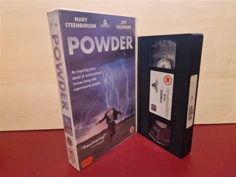 POWDER JEFF Goldblum Mary Steenburgen Big Box PAL VHS Video Tape