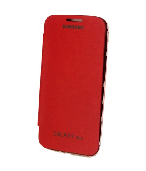 Jma Flip Covers For Samsung Galaxy Grand Quattro Red Flip Covers