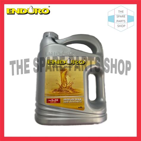 ENDURO SAE 5W30 SEMI SYN ENGINE OIL 4L | Shopee Malaysia