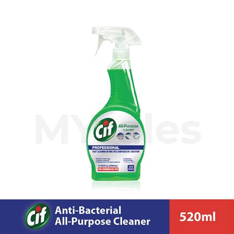 1 Ctn Cif Professional All Purpose Cleaner Spray 520ml 12bottlectn