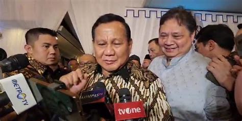 Jawaban Prabowo Soal Rencana Pertemuan Dengan Megawati