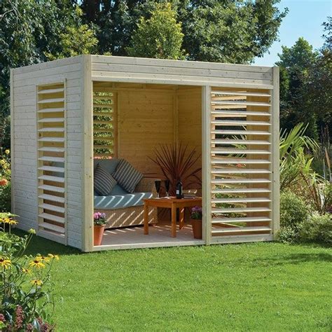 Rowlinson Carmen Summer House In Natural Timber Rowlinson Garden