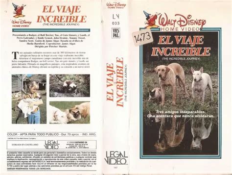 El Viaje Increible Vhs Walt Disney Espa Ol Latino En Venta En Capital