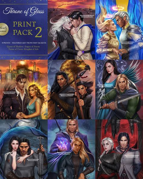 Throne of Glass - Print pack #2 - OFFICIALLY LICENSED – A Touch Of