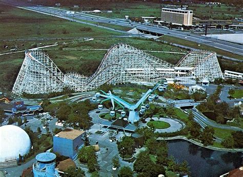 AstroWorld - Coney Island - Texas Cyclone - 1976 - 70's aerial view ...