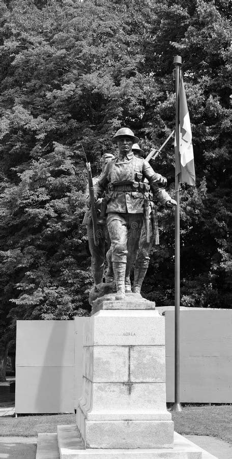 War Memorial Monument Located In Front Of Province House Editorial