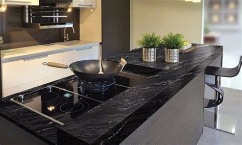 10 Model Dapur Minimalis Granit Hitam Tampak Elegan Dan Mewah Parboaboa