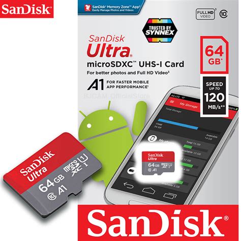 Sandisk Ultra 64Gb Micro Sd Xc1 Class 10 at Mary Aplin blog