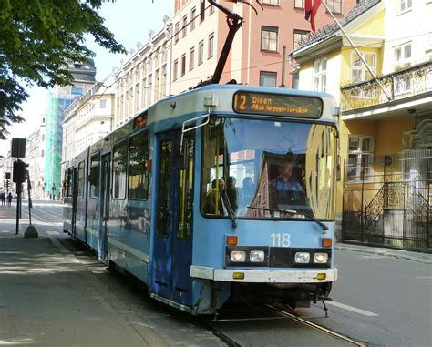 Oslotrikken Oslo Norway Public Tramway Oslo Mike Brocklebank