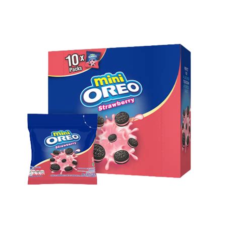 Печенье Oreo Mini с клубничным кремом, 20,4г. - Панда. Продукты из ...