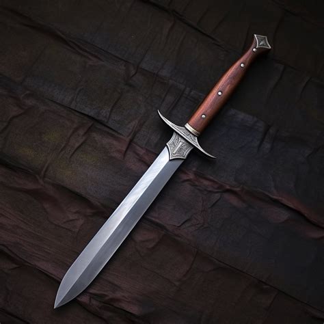 Handmade D2 Steel Dagger With Beautiful Wood Handle , Dagger for ...