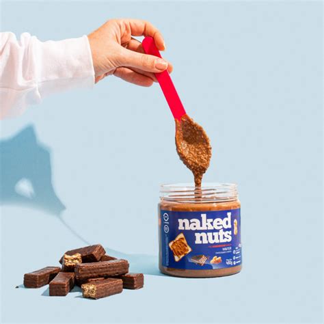Pasta De Amendoim Wafer De Chocolate 300g Naked Nuts Hibisco Produtos Naturais Loja