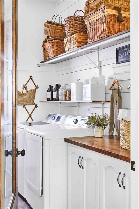 10 Storage Smart Laundry Room Shelving Ideas