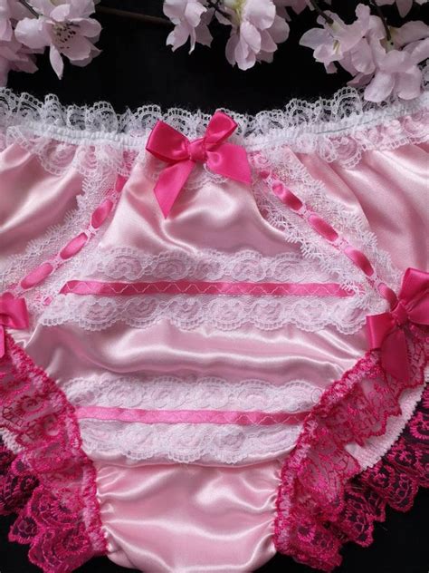 Baby Pink Satin Sissy Panties Girly Bikini Style Knickers Etsy