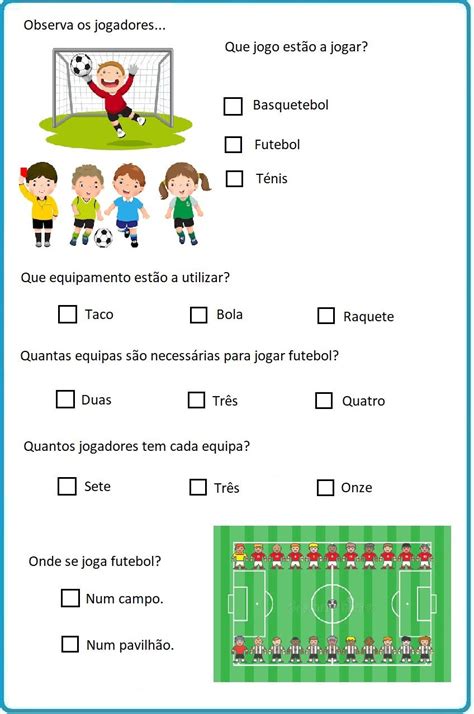 Atividade Sobre Futebol - Atividades Sobre Futebol Para Imprimir - ITEZEDU