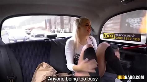 Taxi Driver Drills Steaming Platinum Blonde Gina Varney In His Car Letmejerk