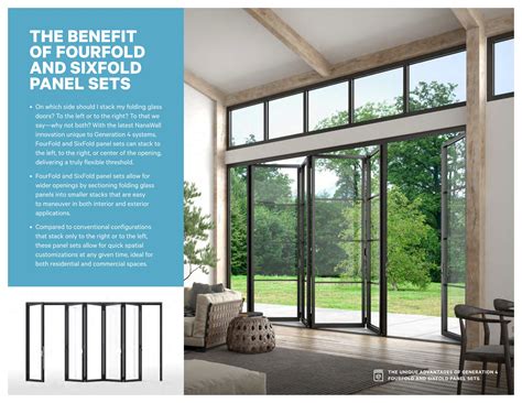 Nana Wall Systems, Inc., Catalogs, Generation 4 Folding Glass Walls | ARCAT
