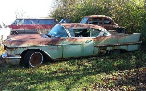 2 Door Classic Caddy 1958 Cadillac Deville Barn Finds