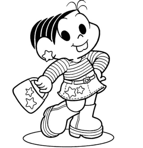 Personagens Da Turma Da Monica Para Colorir - 8