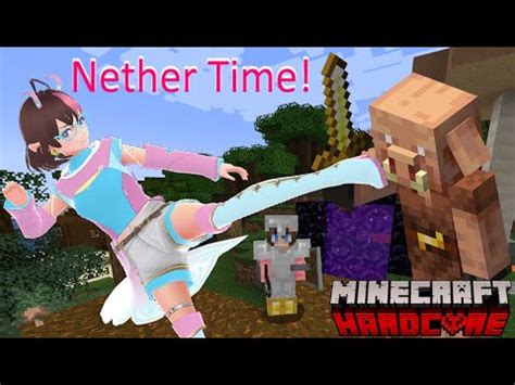 Jumping Into The Nether Minecraft Hardcore YouTube