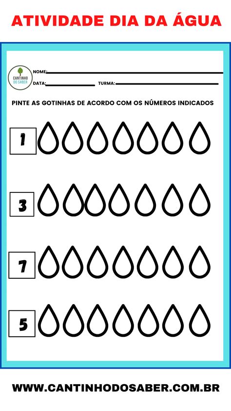 Atividade Da Agua Para Educação Infantil - 8