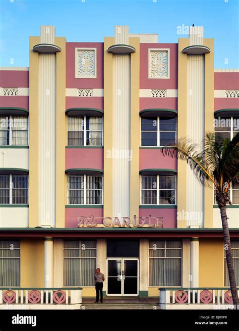 The Carlyle Hotel Art Deco Architectural Style Building In The