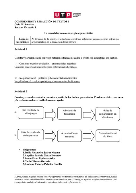 S12 S1 La Causalidad Como Estrategia Discursiva 2023 Marzo 1197066171