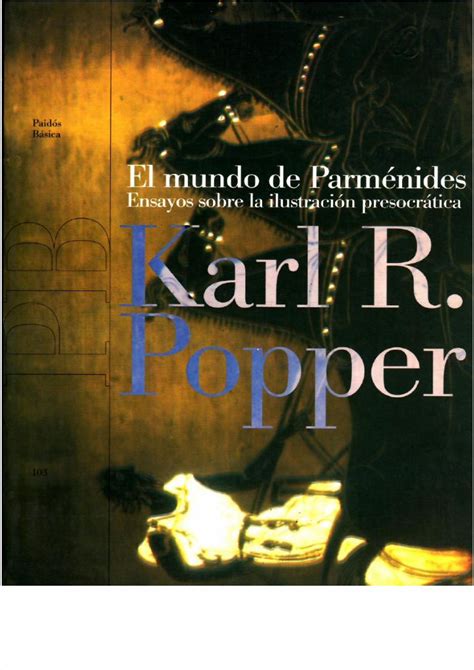 PDF POPER EL MUNDO DE PARMENIDES Pdf DOKUMEN TIPS