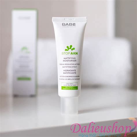 Kem D Ng M Babe Stop Akn Mattifying Moisturiser Tu P Ml Ch Nh H Ng Da Li U Shop