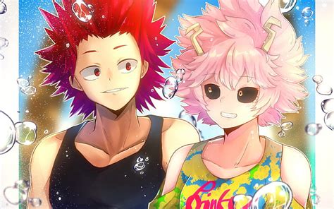 Boku No Hero Academia Mina Ashido Eijirou Kirishima Art Personajes