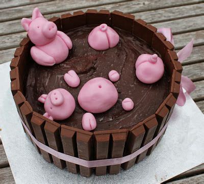 Pigs In A Hot Tub Cake Cupcake Cakes Novelty Cakes Cake Decorating