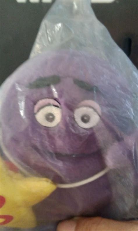 Grimace 1999 McDonal's Happy meal Plushie, Hobbies & Toys, Toys & Games ...