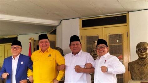 Tak Soal Golkar Pan Dukung Prabowo Ini Alasan Pdip Pede Cuma