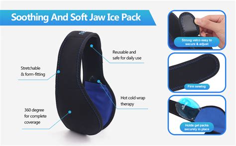 Newgo Face Ice Pack For Jaw Pain Hot Cold Compress Gel Ice Pack For