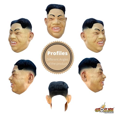 Full Face Latext Kim Jong Un Costume Mask Clothing And Accessories